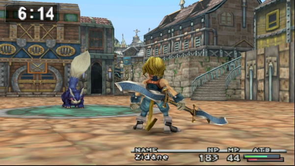Final Fantasy IX escena de batalla