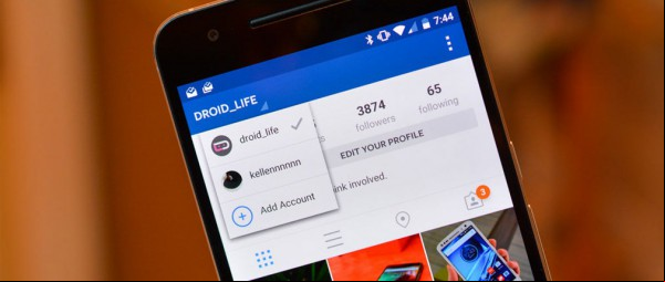 pantallazo de la última actualización de Instagram