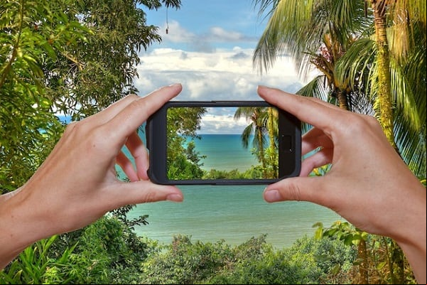 taking picture - mobile phone