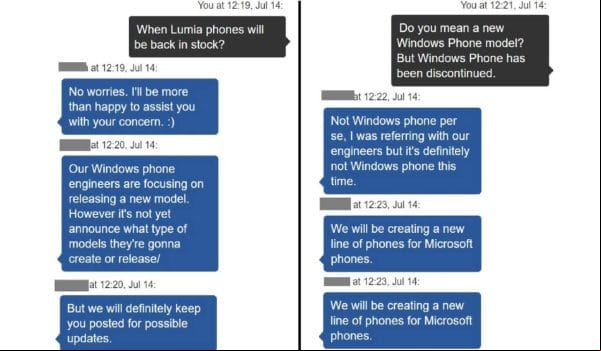 Posibles teléfonos Microsoft con Android