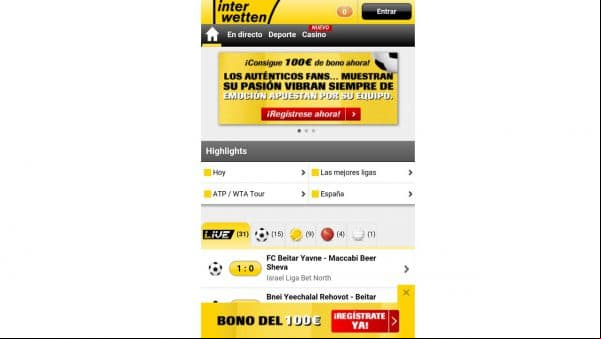Apps para hacer apuestas deportivas desde tu móvil Android