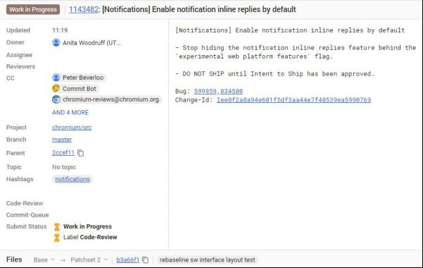 Chrome para Android permitirá el soporte de respuesta rápida ¡Entérese! 