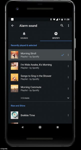 Configura tu canción favorita como alarma en Spotify para Android