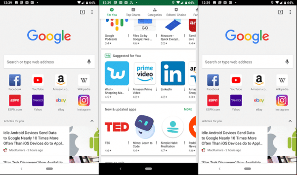Cómo navegar en el pastel de Android usando gestos