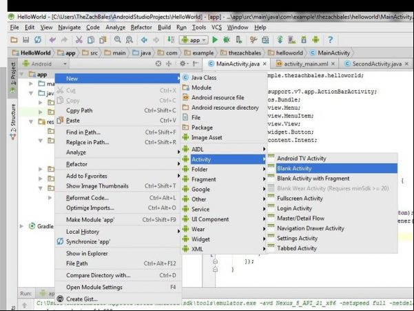 Cómo crear una app para Android con Estudio Android