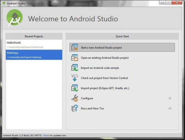 Cómo crear una app para Android con Estudio Android