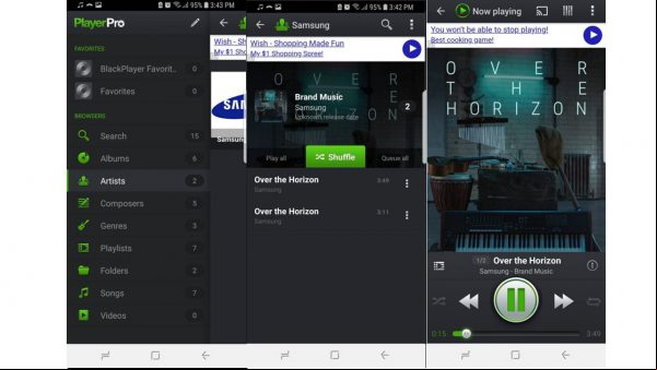 15 apps de reproductor de música sin conexión para Android
