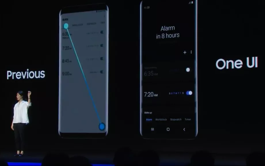 Samsung presenta One UI: Su nuevo software para teléfonos gigantes
