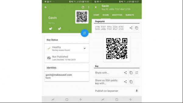 Cómo enviar email cifrado en Android usando OpenKeychain