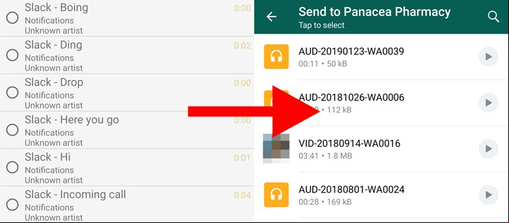 WhatsApp mejora la acción de adjuntar audios