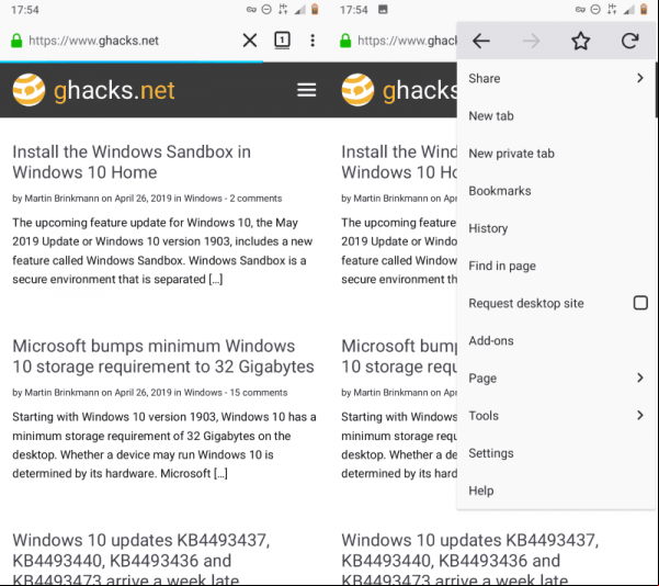 Fenix: El nuevo navegador de Mozilla para Android que reemplazaría a Firefox