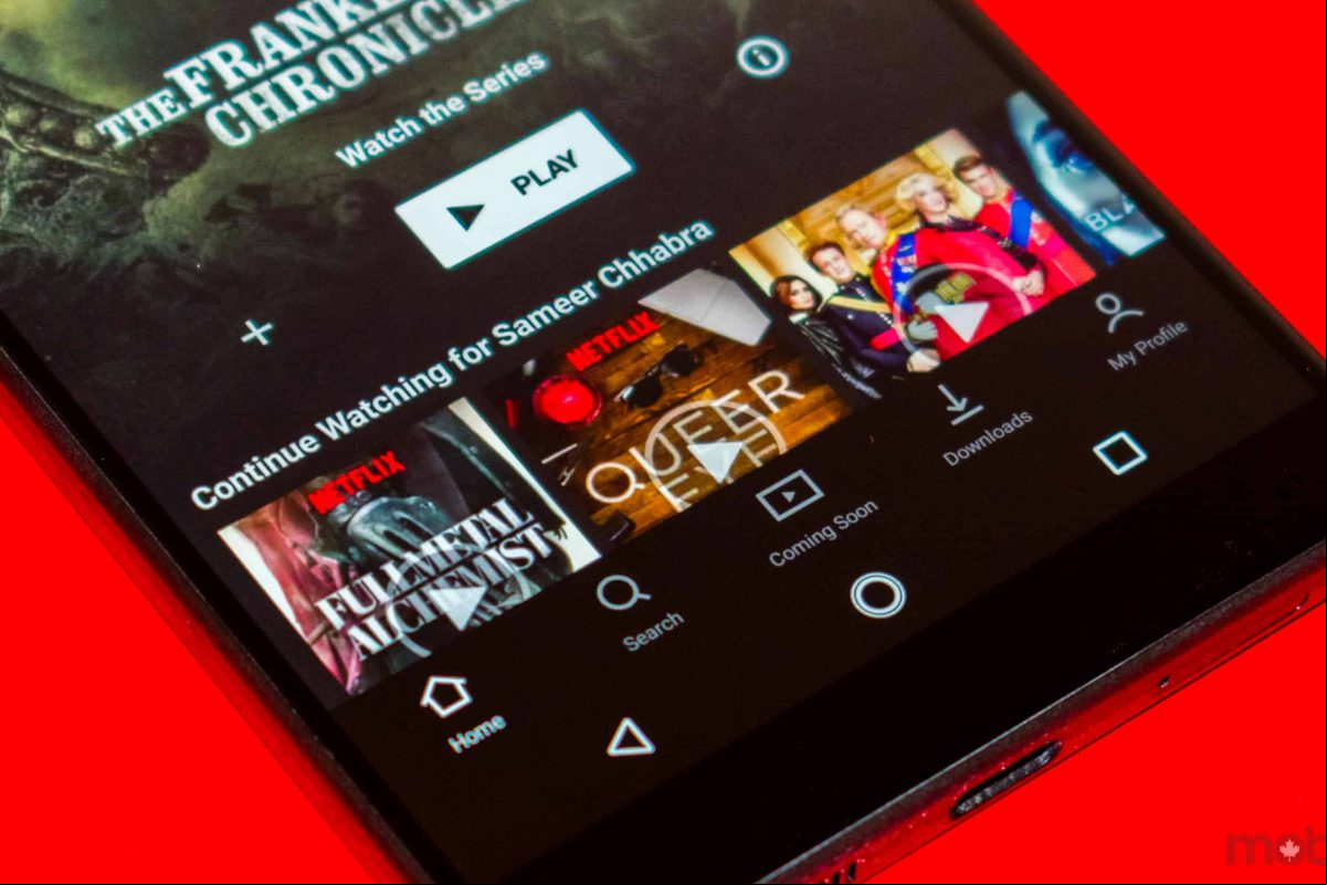 La app móvil de Netflix prueba un feed parecido a Instagram