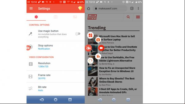 Las mejores aplicaciones de grabadora de pantalla para Android