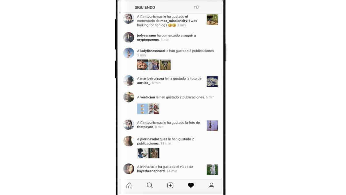 La pestaña Siguiendo de Instagram desaparecerá esta semana