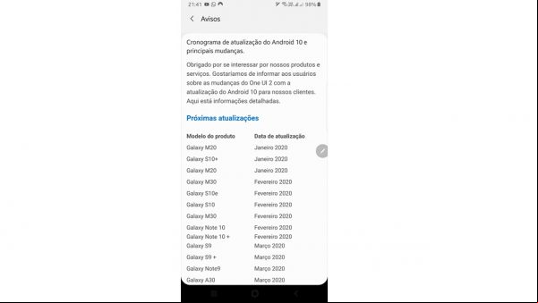 Actualización de Android 10 para Galaxy S10 con Snapdragon llega la próxima semana