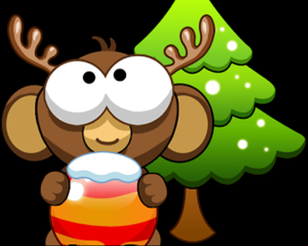 Bubble Monkey Xmas