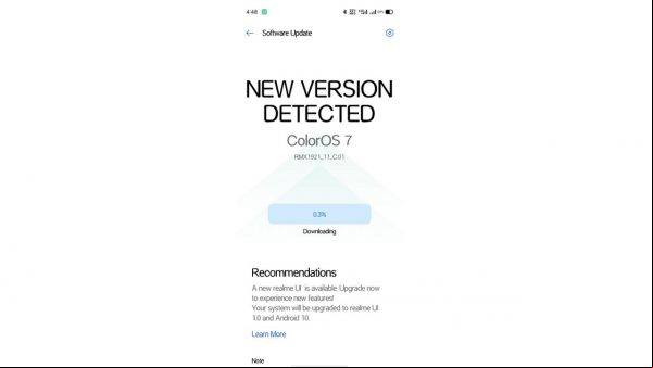 Actualización de Realme XT para Android 10 ya es estable