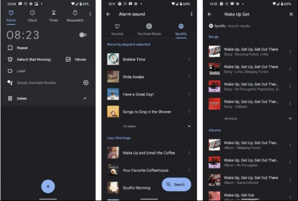 Cómo configurar una lista de reproducción de Spotify como alarma en Android