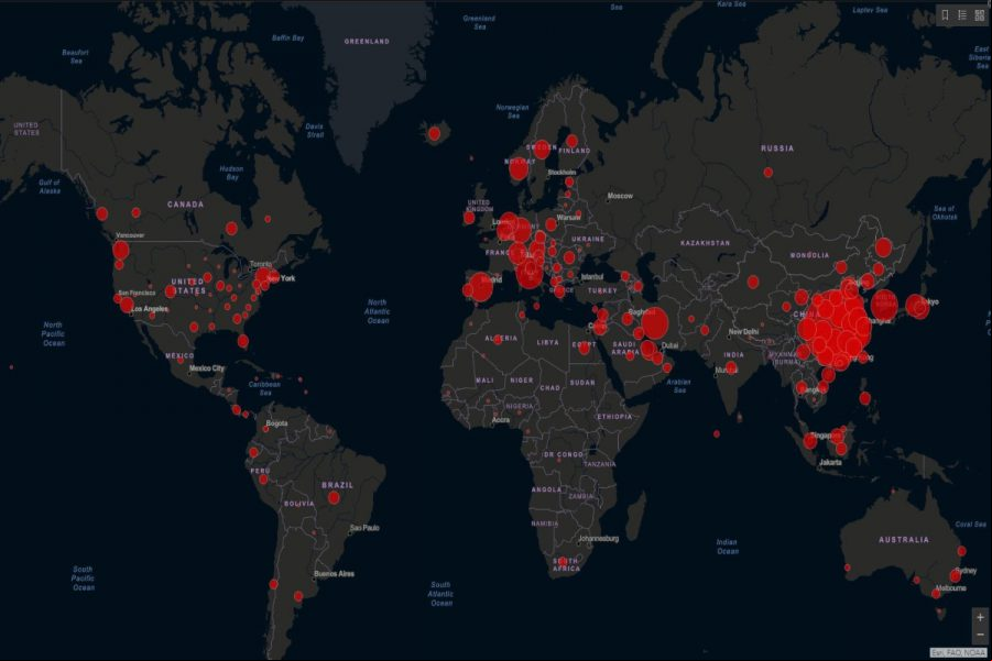 Hackers están utilizando estos mapas falsos de coronavirus para dar a las personas malware