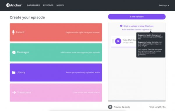 Anchor ya puede convertir tus chats de vídeo en podcasts