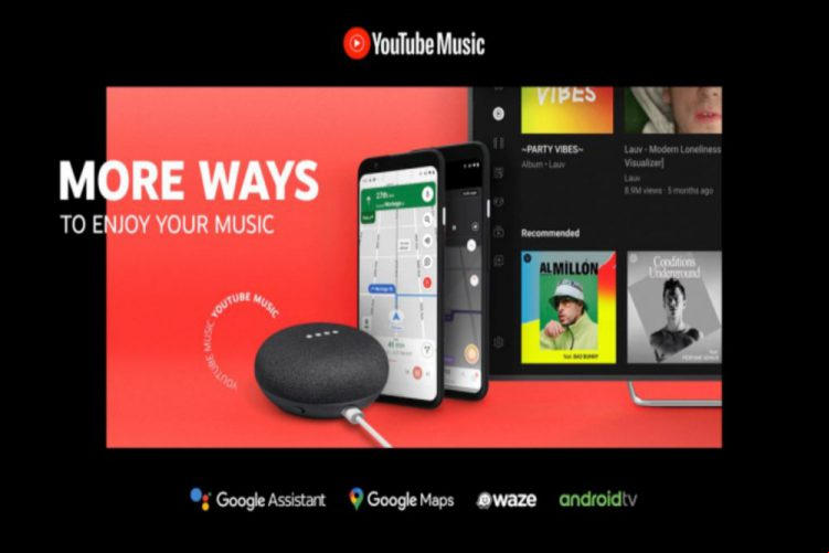 La app YouTube Music llega al Asistente de Google y Android TV