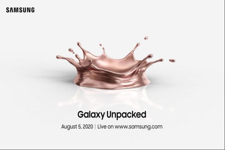 Samsung presentará Note 20, Galaxy Z Fold 2 el 5 de agosto