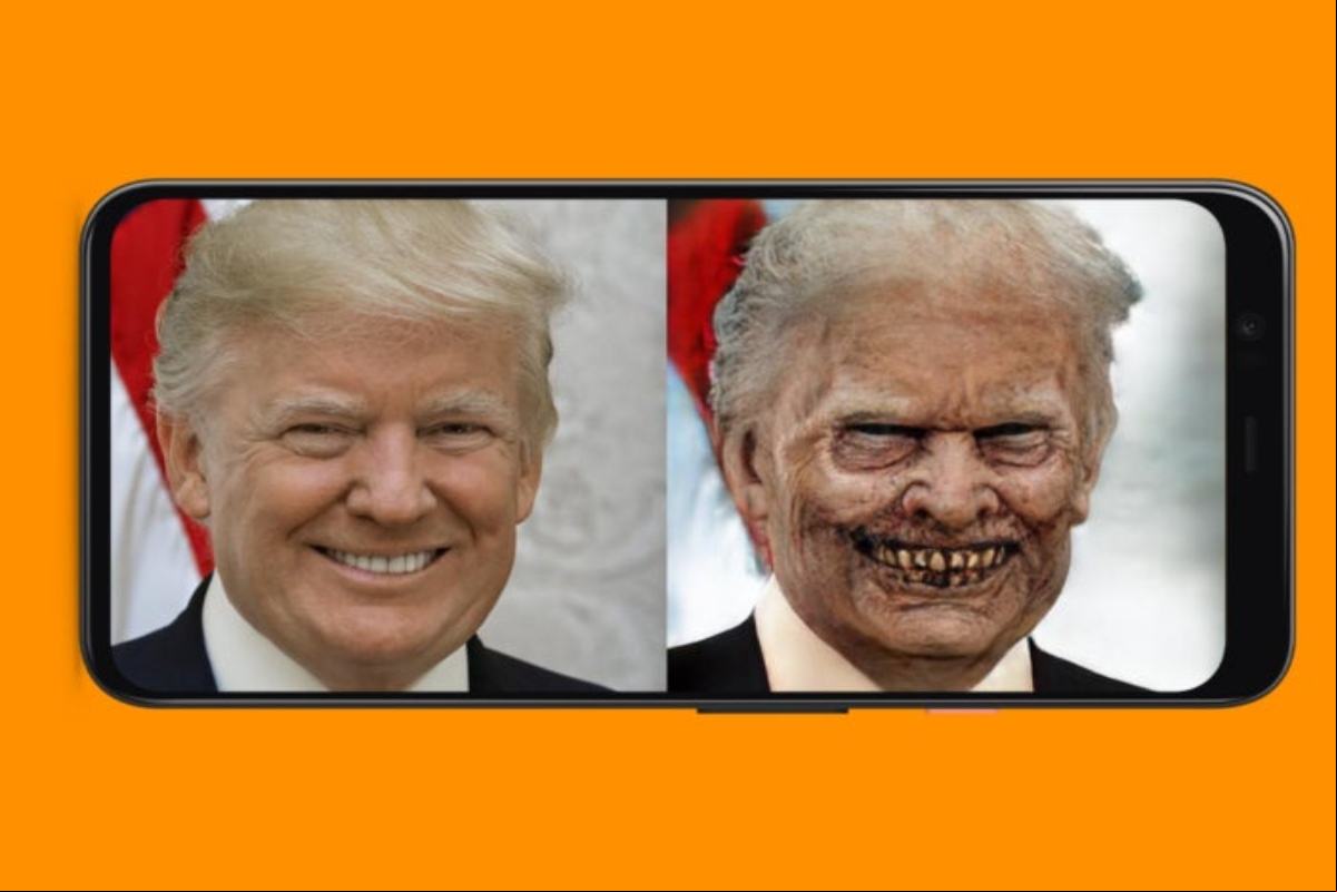 Zombifica tu cara para Halloween con la app Make Me A Zombie