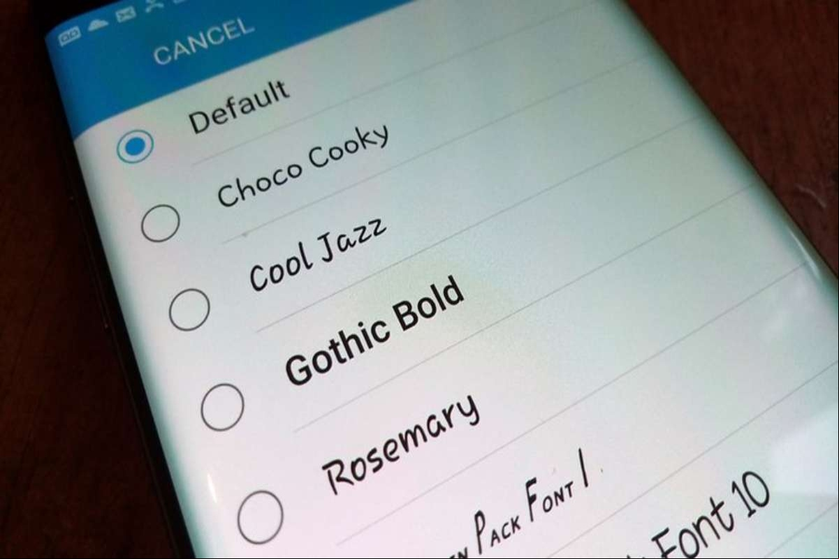 cambiar fuente móvil Android