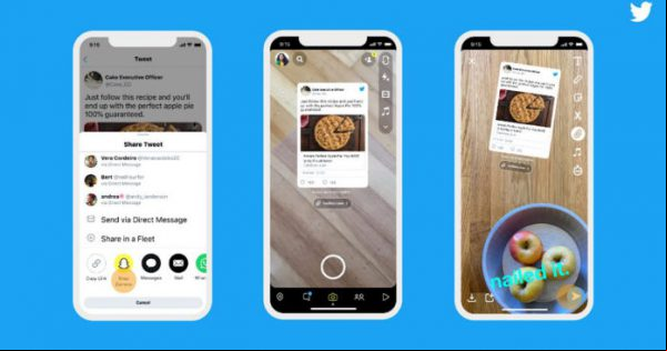 Cómo compartir tweets en Snapchat. Aplicaciones Android