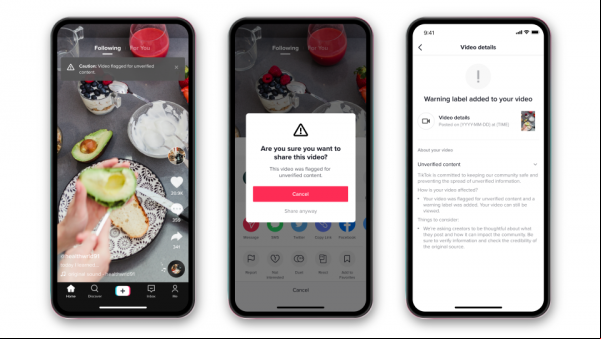 Disponible nueva función de información no verificada de TikTok. Aplicaciones Android