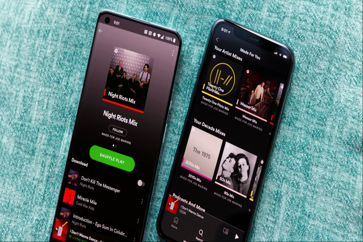 listas reproducción personalizadas Spotify Mixes