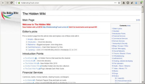 mejores sitios web DarkWeb 