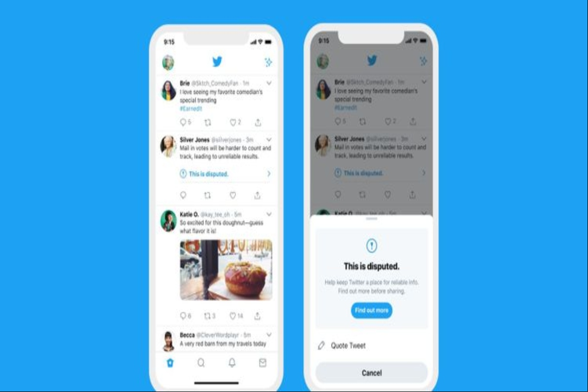 Twitter ahora le advierte cuando le gusta un tweet engañoso
